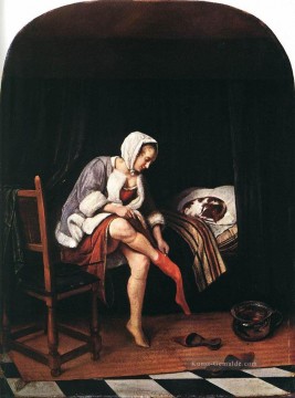  65 Galerie - The Morning Toilet 1665 holländischer Genremaler Jan Steen
